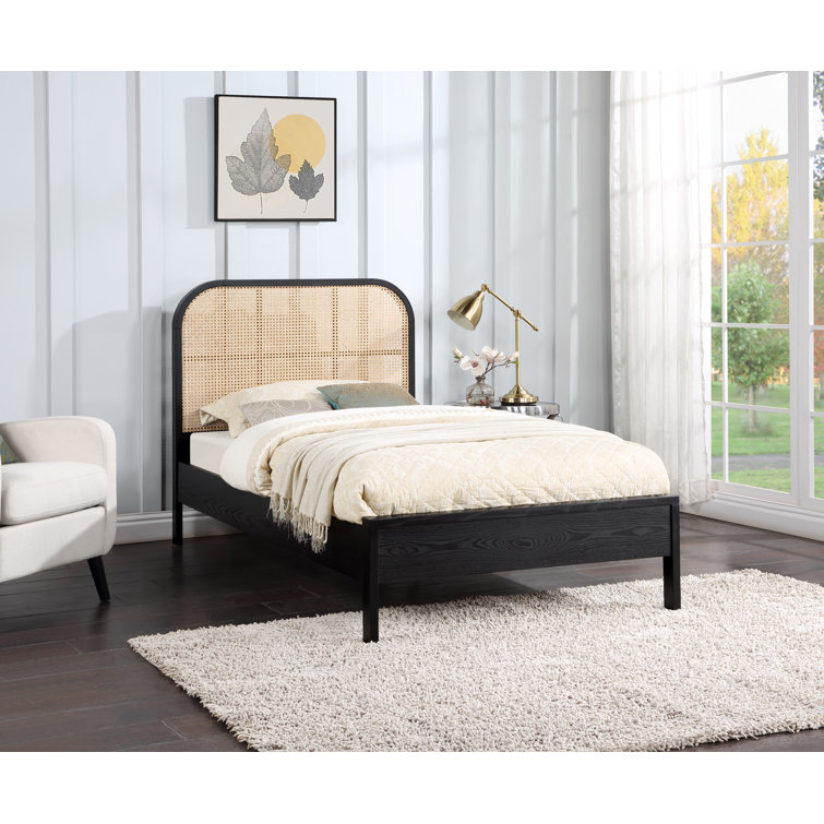 Liliana Cane Bed Birch Lane Color Black Size Twin